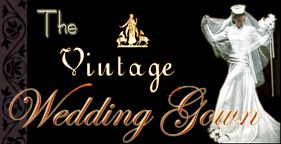 the vintage wedding gown