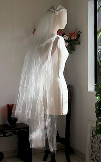 vintage 1930s wedding veil